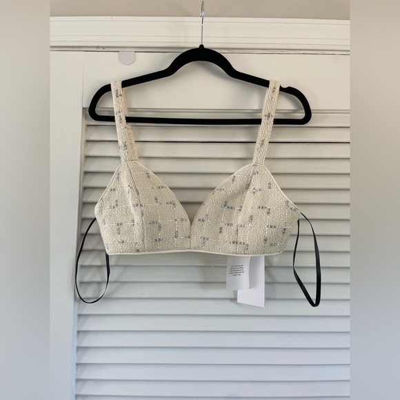 NWT REVOLVE  x Assignment Tai Cropped Blouse and Giselle Bralette Set - Picture 3 of 16